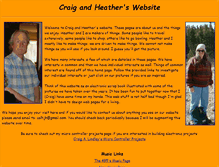 Tablet Screenshot of craigandheather.net